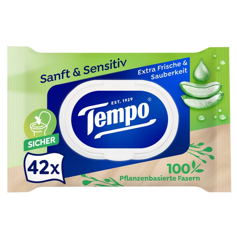 Tempo Sanft & Sensitiv Toilettentücher