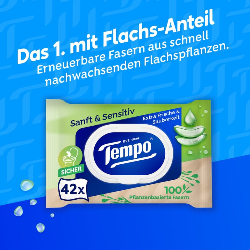 Tempo Sanft & Sensitiv Toilettentücher