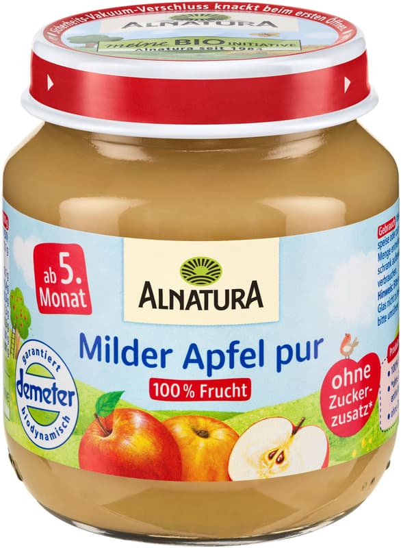 Alnatura DEMETER Milder Apfel pur