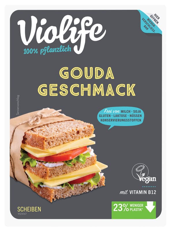 Violife Gouda Geschmack Scheiben VEGAN