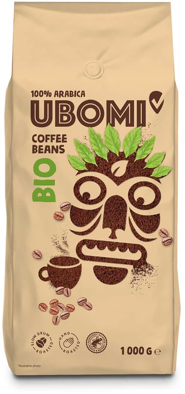 Ubomi BIO Caffe Crema 100% Arabica ganze Bohne