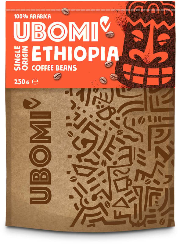 Ubomi Ethiopia ganze Bohne