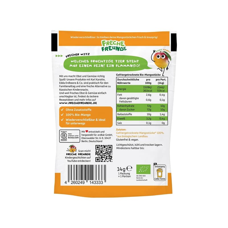 Freche Freunde BIO Mango Fruchtchips