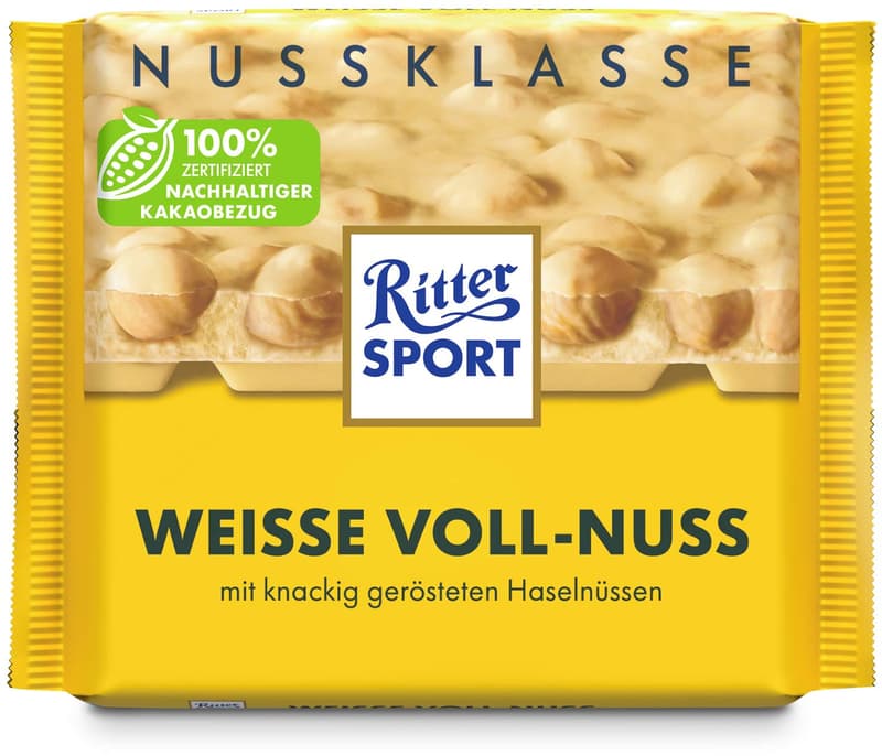 Ritter Sport White Whole Nut