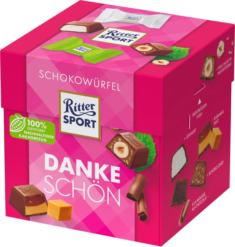 Ritter Sport Schokowürfel Dankeschön