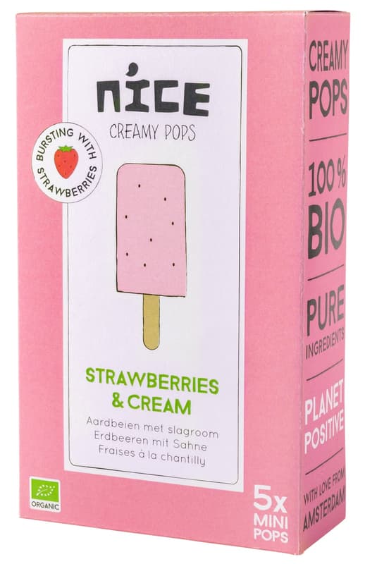 Nice BIO Erdbeere mit Sahne Multipack 5 x 45ml