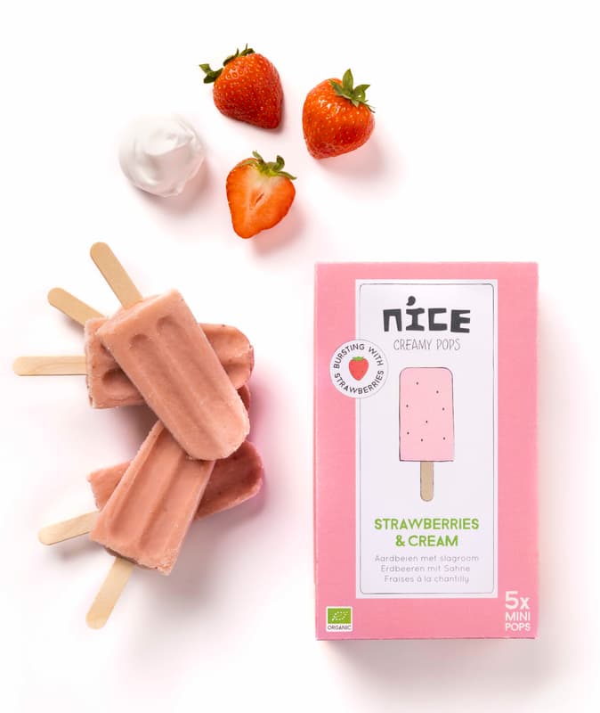Nice BIO Erdbeere mit Sahne Multipack 5 x 45ml