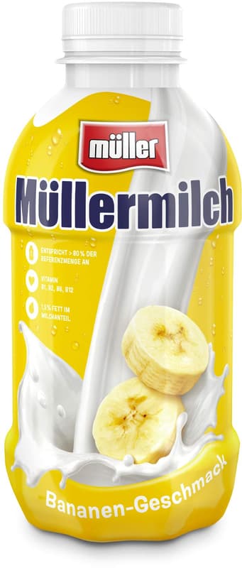 Müller Müllermilch Bananen-Geschmack