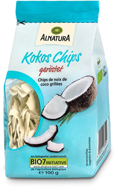 Alnatura coconut chips roasted