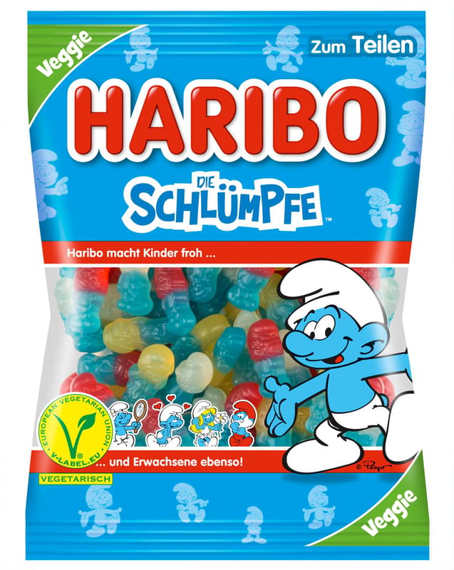 Haribo Fruchtgummi Schlümpfe