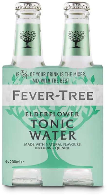 Fever-Tree Elderflower Tonic Water 4x0,2 l (MEHRWEG)