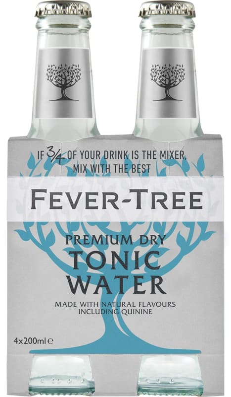 Fever-Tree Premium Dry Tonic Water 4x0,2 l (MEHRWEG)
