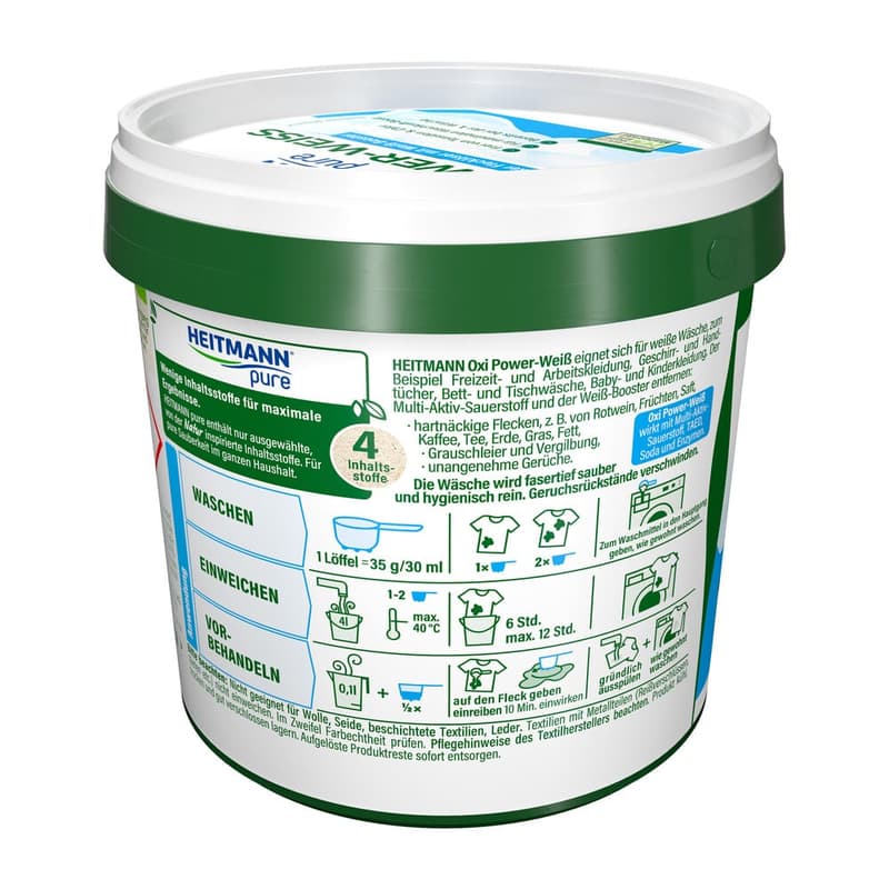 HEITMANN pure Oxi Power Weiß
