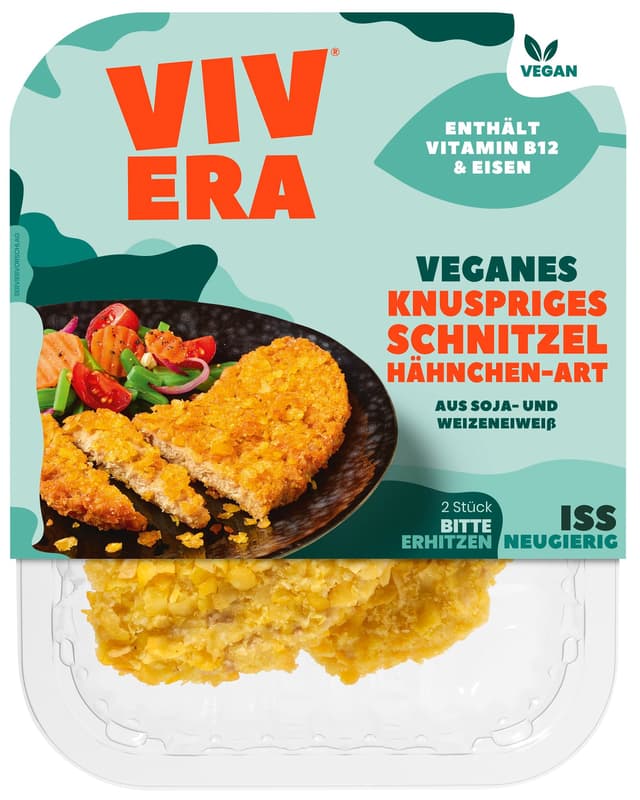 Vivera veganes knuspriges 
 Schnitzel Hähnchen-Art