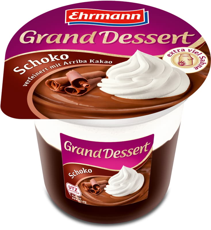Ehrmann Grand Dessert Schoko plus Sahne