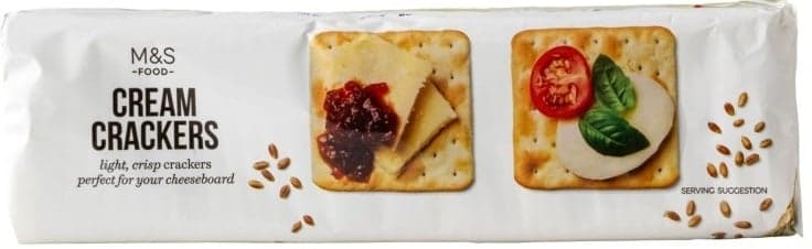 Marks & Spencer salted wheat crackers