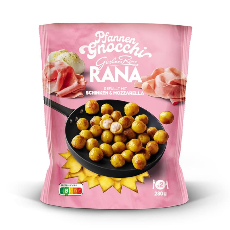 Rana pan gnocchi stuffed ham & mozzarella