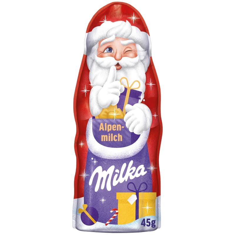 Milka Weihnachtsmann Alpenmilch