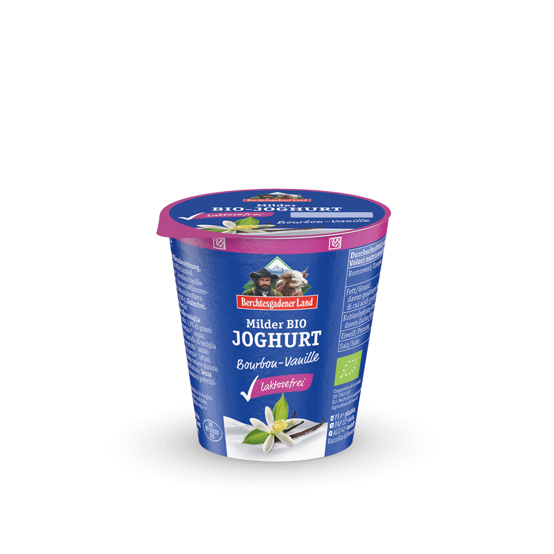Berchtesgadener Land BIO Bourbon Vanillejoghurt 3,9% laktosefrei
