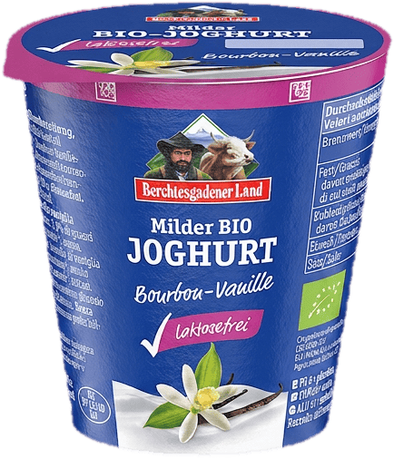 Berchtesgadener Land BIO Bourbon Vanillejoghurt 3,9% laktosefrei