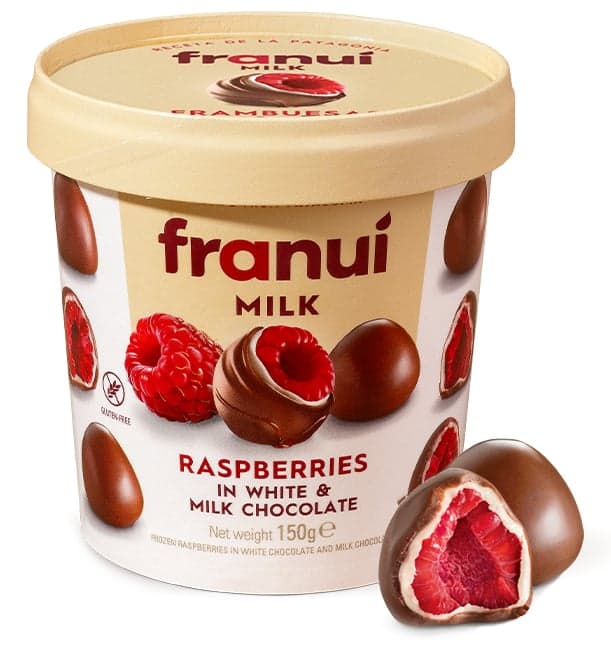 Franui Himbeer-Eiskonfekt Vollmilch