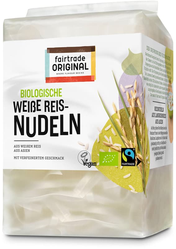 Fairtrade Original BIO Weiße Reisnudeln