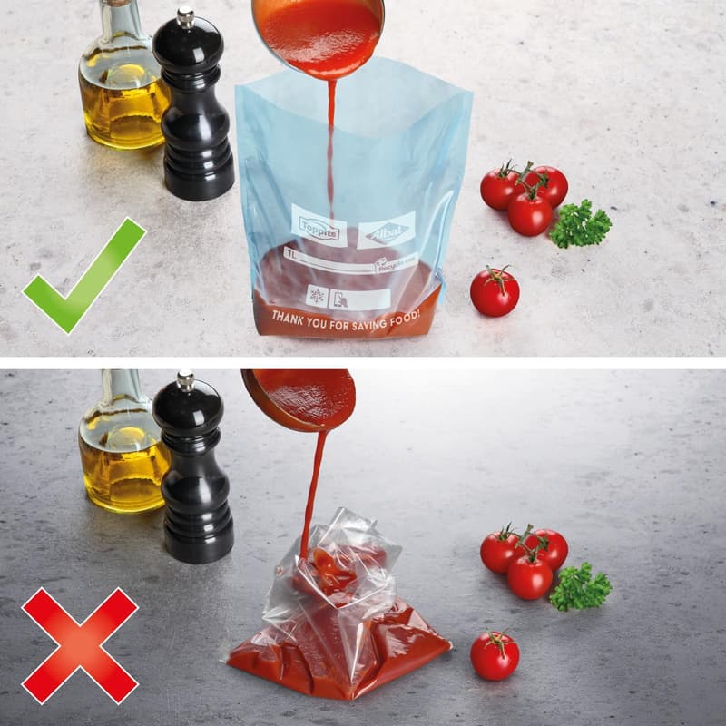 Toppits Gefrierbeutel 1 L/40 NP Standboden