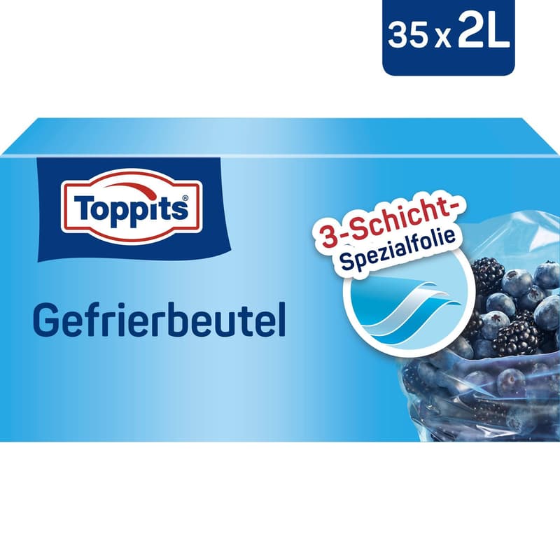 Toppits Gefrierbeutel 2 L