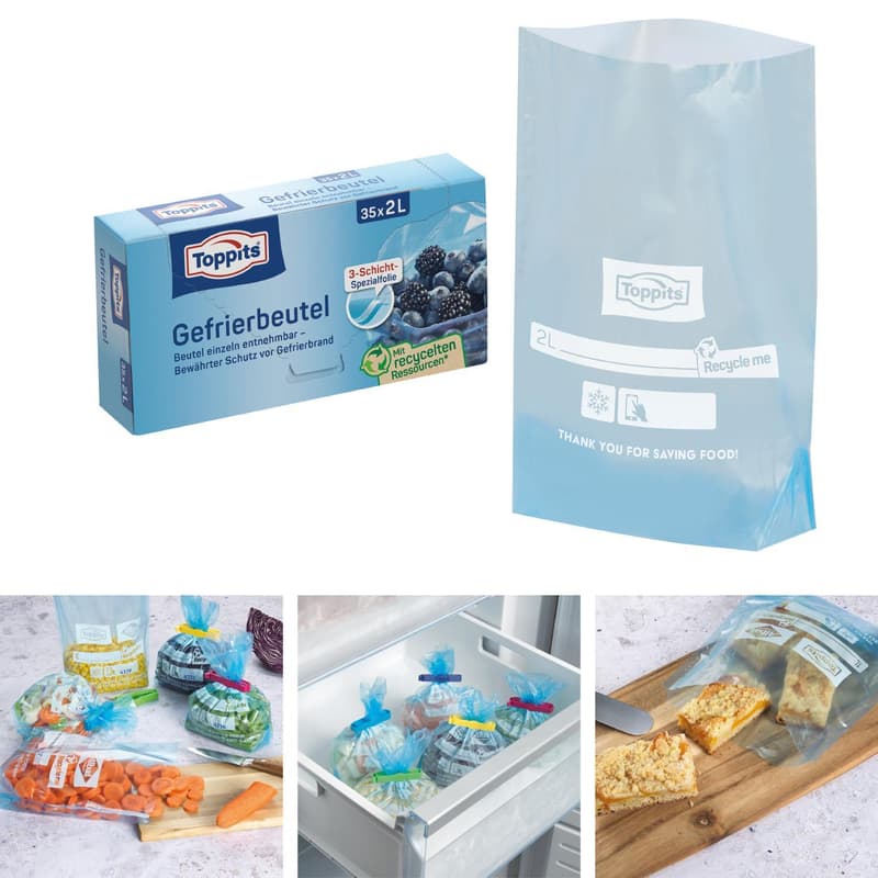 Toppits Gefrierbeutel 2 L
