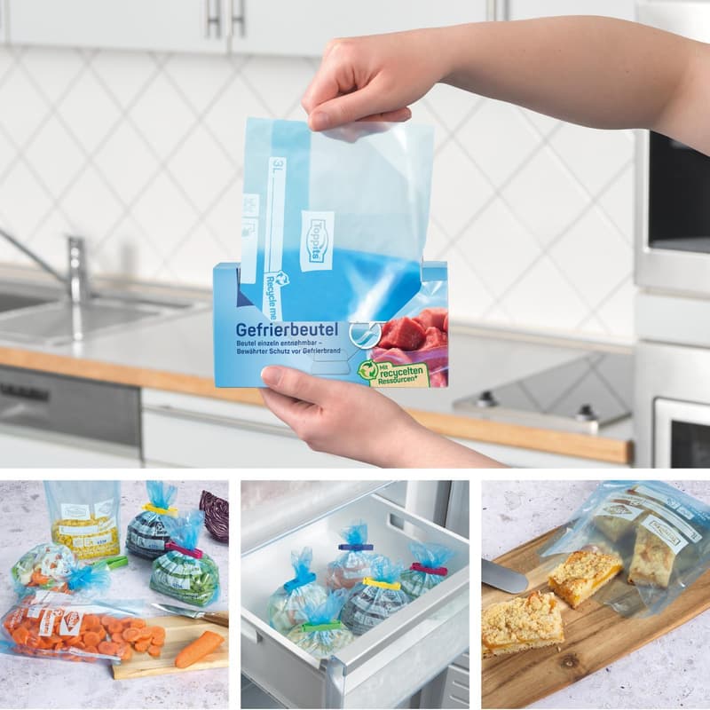 Toppits Gefrierbeutel 3 L/30 NP Standboden
