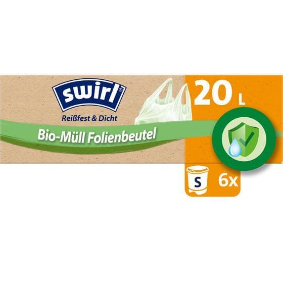 Swirl 20L Bio-Müll Folienbtl.Tragegriff