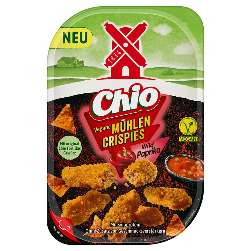 Rügenwalder Mühle Crispies Chio Wild Paprika VEGAN