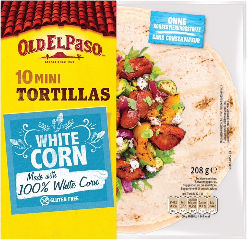 OLD EL PASO White Corn Mini Tortillas