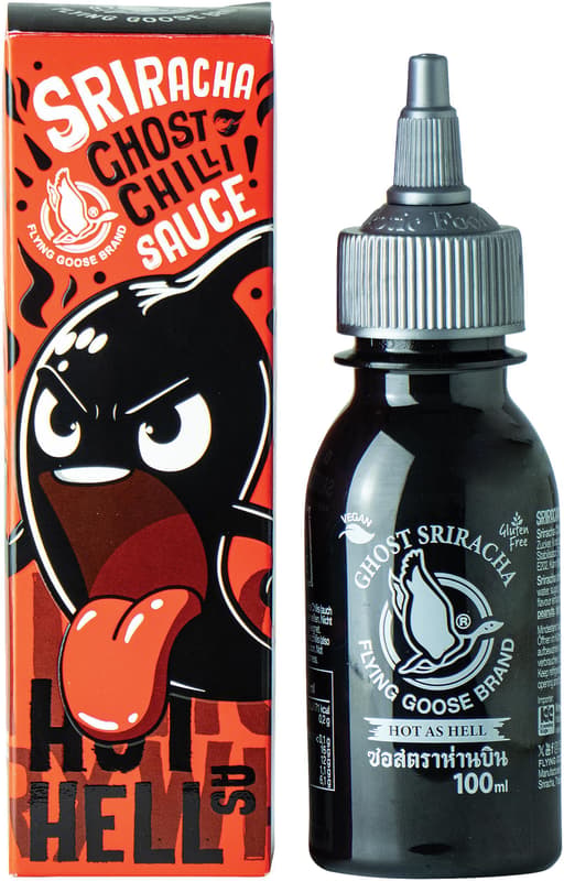 Flying Goose Chili Sauce, Sriracha, Ghost