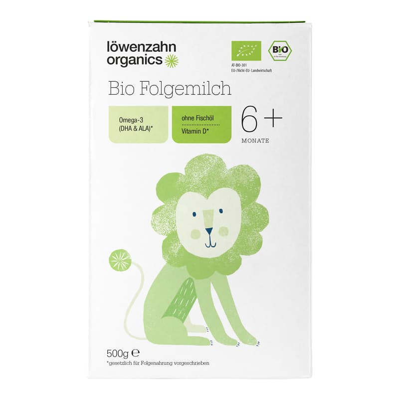 Löwenzahn Organics Bio Folgemilch 6+ Monate