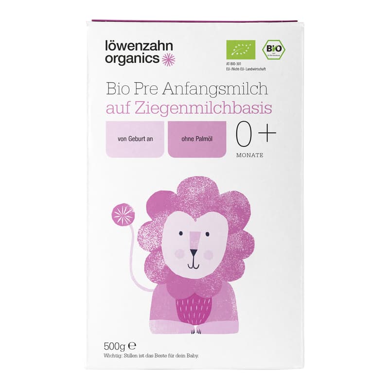 Löwenzahn Organics Anfangsmilch 0+ Monate Ziegenmilch