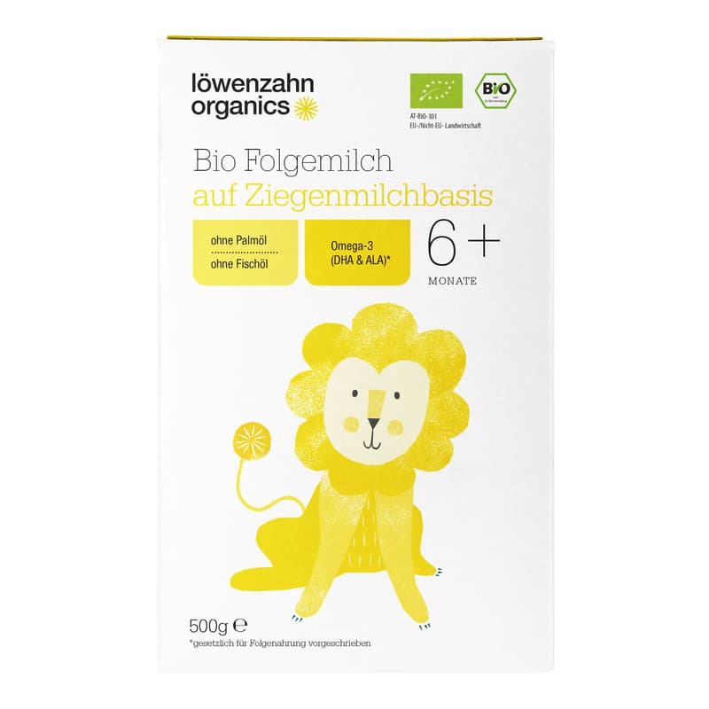 Löwenzahn Organics Folgemilch 6+ Monate Ziegenmilch