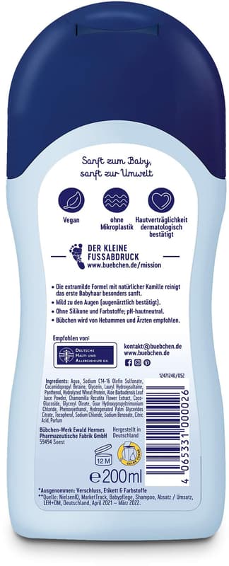 Bübchen Baby Shampoo