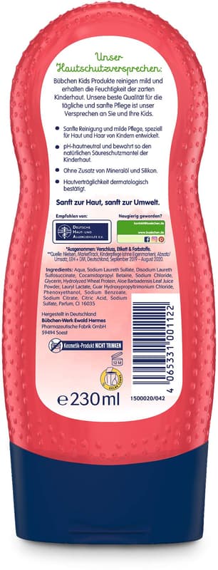 Bübchen Kids Shampoo& Shower Raspberry Fun