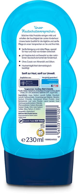 Bübchen Kids Shampoo& Shower Sports Friend