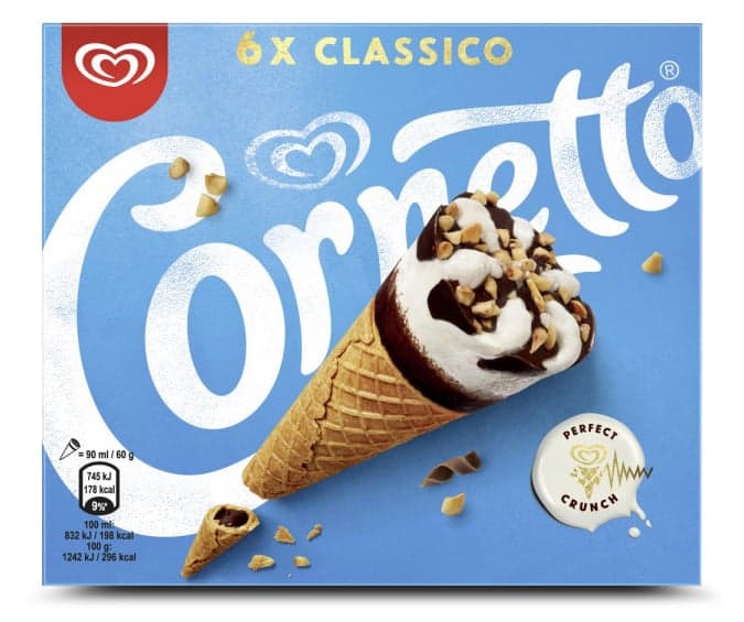 Cornetto Classico 6x90ml