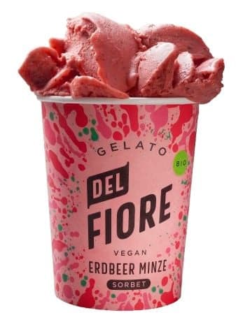 Del Fiore Bio Erdbeere & Minze Sorbet