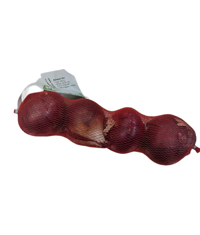 Zwiebeln rot, Netz