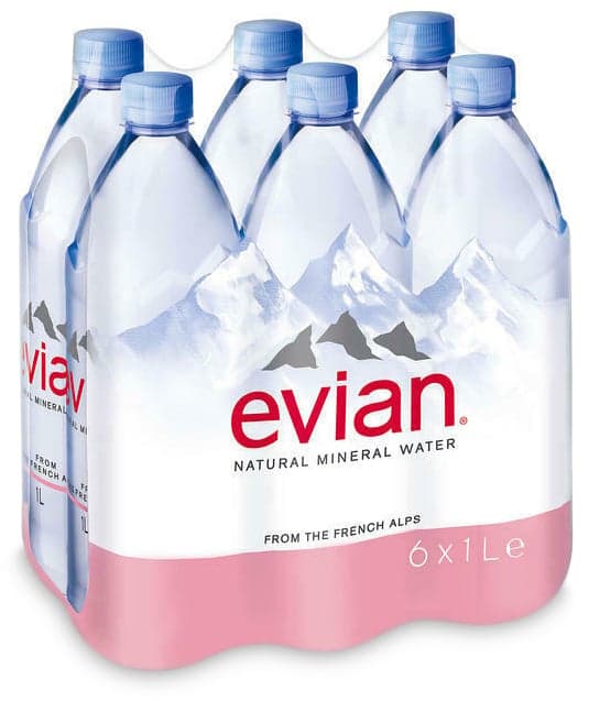 Evian Premium 6x1.0 l PET (DISPOSABLE)