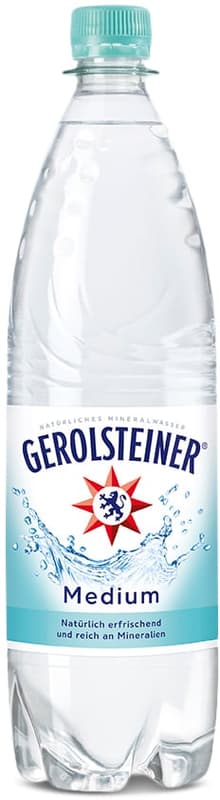 Gerolsteiner Mineral Water Medium box 12x1,0 l PET (REDEMPTION)