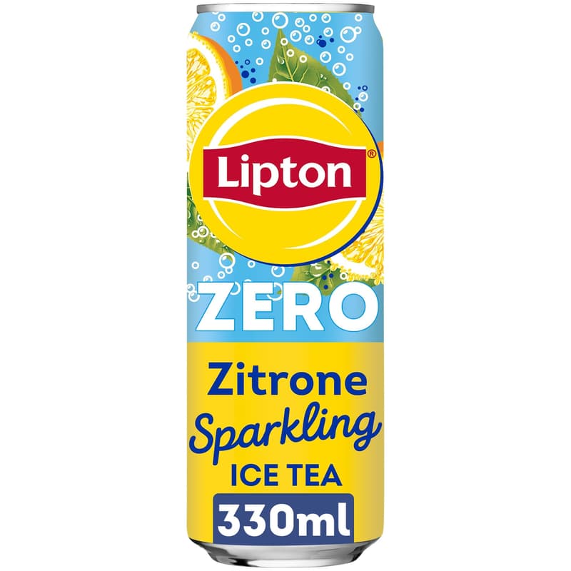 Lipton Ice Tea Sparkling Lemon Zero tin (ONE WAY)
