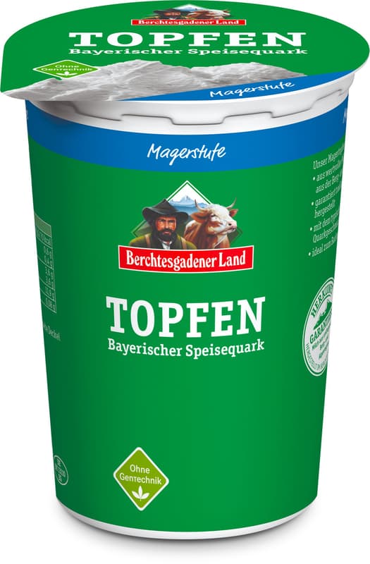 Berchtesgadener Land curd cheese low-fat 10% dry matter