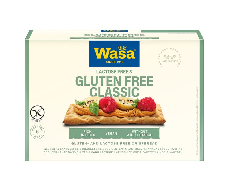 Wasa Knäckebrot gluten- und laktosefrei