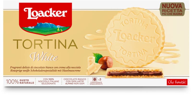 Loacker Tortina White