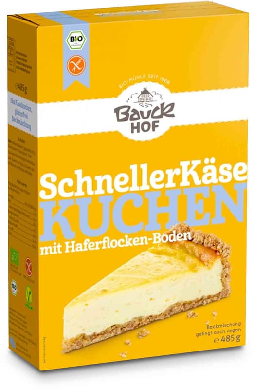 Bauckhof BIO Schneller Käsekuchen glutenfrei